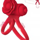 Dual Vibrating Cock Ring & Clitoral Stimulator – Waterproof Silicone Couples Toy Dual Vibrating Cock Ring & Clitoral Stimulator – Waterproof Silicone Couples Toy
