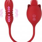 3-in-1 Rose Vibrator with Thrusting, Licking & G-Spot Stimulation for Women & Couples 3-in-1 Rose Vibrator with Thrusting, Licking & G-Spot Stimulation for Women & Couples