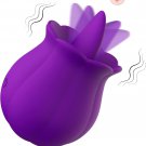 Rose Clitoral Stimulator with Licking Tongue & 10 Vibration Modes, Waterproof Toy Rose Clitoral Stimulator with Licking Tongue & 10 Vibration Modes, Waterproof Toy