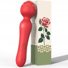 Rose Wand Vibrator – Clitoral, G-Spot & Nipple Stimulator, Waterproof & Quiet
