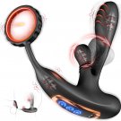 Prostate Massager with Vibrating Cock Ring – 10 Kneading & 10 Vibration Modes