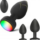 Remote Control Anal Plug Set – 3-Piece Vibrating Butt Plugs with 10 Modes & LED Light Remote Control Anal Plug Set – 3-Piece Vibrating Butt Plugs with 10 Modes & LED Light