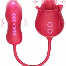 4-in-1 Rose Vibrator Dildo – Thrusting, Licking & G-Spot Stimulator for Women 4-in-1 Rose Vibrator Dildo – Thrusting, Licking & G-Spot Stimulator for Women