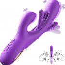 3-in-1 Rabbit Vibrator Dildo with 14 Vibration & 7 Licking Modes for Women 3-in-1 Rabbit Vibrator Dildo with 14 Vibration & 7 Licking Modes for Women