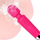 Powerful Wand Vibrator with 8 Speeds & 20 Modes, Waterproof & Quiet for Clitoral & G-Spot Stimulatio Powerful Wand Vibrator with 8 Speeds & 20 Modes, Waterproof & Quiet for Clitoral & G-Spot Stimulatio