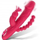 Rabbit G Spot Dildo Vibrator Adult Sex Toys For Women, 3 In 1 Vaginal Anal Beads Clitoris Double 10 Rabbit G Spot Dildo Vibrator Adult Sex Toys For Women, 3 In 1 Vaginal Anal Beads Clitoris Double 10