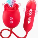 Upgraded Rose Vibrator – 9 Suction & 9 Thrusting Modes, G-Spot & Clitoral Stimulator