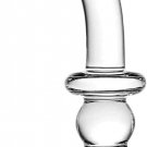 Small Crystal Glass Double-Ended Curved Anal Plug for Beginners & Couples Small Crystal Glass Double-Ended Curved Anal Plug for Beginners & Couples