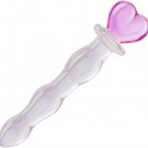 Pink Crystal Glass Pleasure Wand Dildo for Intimate Relaxation & Sensual Play Pink Crystal Glass Pleasure Wand Dildo for Intimate Relaxation & Sensual Play