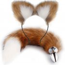 2-Piece Fox Tail Butt Plug Set with Cat Ear Headband – Anal Toys for Couples 2-Piece Fox Tail Butt Plug Set with Cat Ear Headband – Anal Toys for Couples