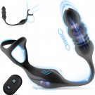 Thrusting Prostate Massager, Remote Control Butt Plug, 9 Vibration Modes for Men Thrusting Prostate Massager, Remote Control Butt Plug, 9 Vibration Modes for Men