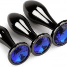 3-Piece Metal Anal Plug Set – Water-Drop Shape, Luxury Design for Men & Women (Blue) 3-Piece Metal Anal Plug Set – Water-Drop Shape, Luxury Design for Men & Women (Blue)