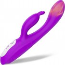 Heated G-Spot Rabbit Vibrator – Dual Motor Dildo with 9 Modes & Clitoral Stimulation Heated G-Spot Rabbit Vibrator – Dual Motor Dildo with 9 Modes & Clitoral Stimulation