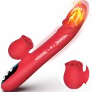 Thrusting Rose Vibrator – G Spot & Clitoral Stimulator with 7 Licking Modes Thrusting Rose Vibrator – G Spot & Clitoral Stimulator with 7 Licking Modes