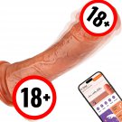 App-Controlled Silicone G-Spot Vibrator, 10 Vibration Modes, Suction Cup Dildo App-Controlled Silicone G-Spot Vibrator, 10 Vibration Modes, Suction Cup Dildo
