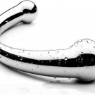 G-Spot Stimulating Dual-Ended Metal Wand, Curved Fetish Plug for Couples G-Spot Stimulating Dual-Ended Metal Wand, Curved Fetish Plug for Couples