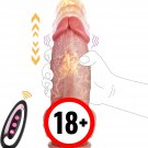 Thrusting 2.5"" Silicone Dildo with Suction Cup, Remote Control, Heated & 10 Modes Thrusting 2.5"" Silicone Dildo with Suction Cup, Remote Control, Heated & 10 Modes