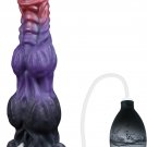 9.6"" Knotted Dildo with Suction Cup, Squirting Fantasy Silicone Toy for Men & Women 9.6"" Knotted Dildo with Suction Cup, Squirting Fantasy Silicone Toy for Men & Women
