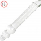 11-Inch Double-Ended Glass Dildo, Crystal Pleasure Wand for G-Spot & Anal Stimulation 11-Inch Double-Ended Glass Dildo, Crystal Pleasure Wand for G-Spot & Anal Stimulation