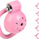 Pink Male Chastity Cage – Secure Locking Cock Cage for Men, Discreet & Adjustable Fit