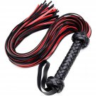 Whips 30"" Leather Horse Crop, Red And Black Riding Crop Whip, Faux Leather Crop Whips, Leather Hors