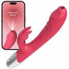 Visual Rabbit Vibrator Dildo For Women - G Spot Clitoral Dual Stimulator With Hd Camera & 6 X 6 Vibr