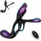 Vibrator For Couple, 3 In 1 Vibrating Cock Ring With 10 Modes, Men'S Penis Vibrators, Perineum , G S