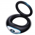 Vibrating Cock Ring With 10 Powerful Vibrating Modes Double Silicone Penis Vibrators Dildo, Penis Co