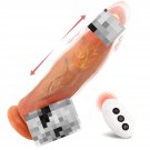 Thrusting Dildo Vibrator Women Sex Toy 8.7 Inch Thick Dildo For G Spot Stimulation, 3 In 1 Realistic Thrusting Dildo Vibrator Women Sex Toy 8.7 Inch Thick Dildo For G Spot Stimulation, 3 In 1 Realistic