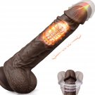 Sex Toys Thrusting Dildo With Heating - 8.7"" Black Realistic G Spot Dildos Clitoral Anal Stimulator Sex Toys Thrusting Dildo With Heating - 8.7"" Black Realistic G Spot Dildos Clitoral Anal Stimulator