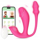 Sex Toys - Vibrator Dildo And Anal Plug 3 In 1, App And Remote Control Vibrator With 6X6X6 Modes, Bu Sex Toys - Vibrator Dildo And Anal Plug 3 In 1, App And Remote Control Vibrator With 6X6X6 Modes, Bu