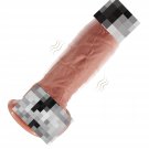Realistic Dildo Vibrator,8 In Small Glans Big Thick Dildo Silicone With Strong Suction Cup With 10 M Realistic Dildo Vibrator,8 In Small Glans Big Thick Dildo Silicone With Strong Suction Cup With 10 M