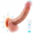 Realistic Dildo Adult Sex Toys - 8.5"" Ultra Soft Liquid Silicone G Spot Dildo With Powerful Suction Realistic Dildo Adult Sex Toys - 8.5"" Ultra Soft Liquid Silicone G Spot Dildo With Powerful Suction