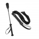 Leather Crop 18"" Faux Leather Whip 33"" Equestrian Set - Leather Horse G Set - Horse Training Whip Leather Crop 18"" Faux Leather Whip 33"" Equestrian Set - Leather Horse G Set - Horse Training Whip