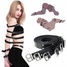 Leather Bondage Set 7 Pcs Tie Rope For Bdsm Sex Bondage Restraint Extreme Sex Toys For Couples Restr Leather Bondage Set 7 Pcs Tie Rope For Bdsm Sex Bondage Restraint Extreme Sex Toys For Couples Restr