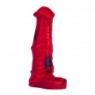 Horse-Shaped Male Penis Sleeve Extender Enlarger Sheath Silicone Cock Sleeve Extension With Stretchy