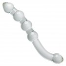 Glass Double-Ended Dildo 8.46Inch Clear G-Spot Dildo Pleasure Wand With Beads Butt Plugs Adult Sex T Glass Double-Ended Dildo 8.46Inch Clear G-Spot Dildo Pleasure Wand With Beads Butt Plugs Adult Sex T