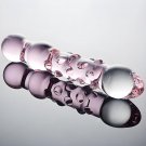 Glass Dildo,Crystal Double-Ended Penis Pleasure Sex Wand,Glass Butt Plug With Anal Beads Bump Stimul Glass Dildo,Crystal Double-Ended Penis Pleasure Sex Wand,Glass Butt Plug With Anal Beads Bump Stimul