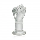 Glass Crystal Anal Plug Fist Hand Butt Plug, G-Spot Anal Pleasure Trainer, Transparent Extra Large S Glass Crystal Anal Plug Fist Hand Butt Plug, G-Spot Anal Pleasure Trainer, Transparent Extra Large S
