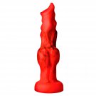 Fire Hound Silicone Dildo For Men, Women, & Couples. Fantasy Dildo, Stong Suction Cup Base. Harness 