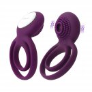 Couples Ring Vibrating Dual Penis Rings Male Adult Sensory Toys Clitoral Vibrator G-Spot Stimulators Couples Ring Vibrating Dual Penis Rings Male Adult Sensory Toys Clitoral Vibrator G-Spot Stimulators