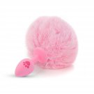 Anal Plug Rabbit Bunny Tail, Pink Fluffy Tail Butt Plug Silicone Anal Sex Toy Cute Sexy Cosplay Erot Anal Plug Rabbit Bunny Tail, Pink Fluffy Tail Butt Plug Silicone Anal Sex Toy Cute Sexy Cosplay Erot