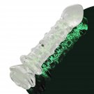 Anal Plug Dotted Glass Dildo,6.2 In Glow In The Dark Dildo Crystal G Spot Stimulation Adult Sex Toy 