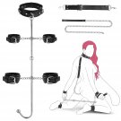 Anal Hook Sex Bondage Bdsm Kit, Bed Restraints Set With Traction Chain, Slave Leather Straps With Ad Anal Hook Sex Bondage Bdsm Kit, Bed Restraints Set With Traction Chain, Slave Leather Straps With Ad