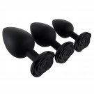 Anal Butt Plug Rose Sex Toy, 3Pcs Silicone Anal Plugs Training Set,Prostate Massage For Beginners,2. Anal Butt Plug Rose Sex Toy, 3Pcs Silicone Anal Plugs Training Set,Prostate Massage For Beginners,2.