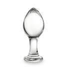 Anal Butt Plug Glass Anal Trainer With Long Neck Crystal Pleasure Wand With Tapered Head Unisex Adul Anal Butt Plug Glass Anal Trainer With Long Neck Crystal Pleasure Wand With Tapered Head Unisex Adul