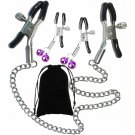 Adjustable Metal Nipple Clamps Non-Piercing Adjustable Metal Nipple Clamps On Nipple Rings Decorativ Adjustable Metal Nipple Clamps Non-Piercing Adjustable Metal Nipple Clamps On Nipple Rings Decorativ