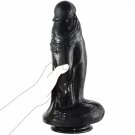 3.32"" Diameter Huge Thick Dildo,13 Inch Realistic Black Dildo For G-Spot Stimulation Orgasm,With St 3.32"" Diameter Huge Thick Dildo,13 Inch Realistic Black Dildo For G-Spot Stimulation Orgasm,With St