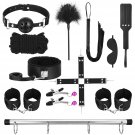 13 Pcs Bondage Restraints Kit Adult Couples Sex Toys, Include Spreader Bar Sex Bondage Rope Blindfol
