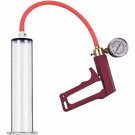 12"""" X 1.75""""Penis Pump With Vacuum Gauge Red Handle, Vacuum Penis, Manual Penis Pump For Men, P 12"""" X 1.75""""Penis Pump With Vacuum Gauge Red Handle, Vacuum Penis, Manual Penis Pump For Men, P